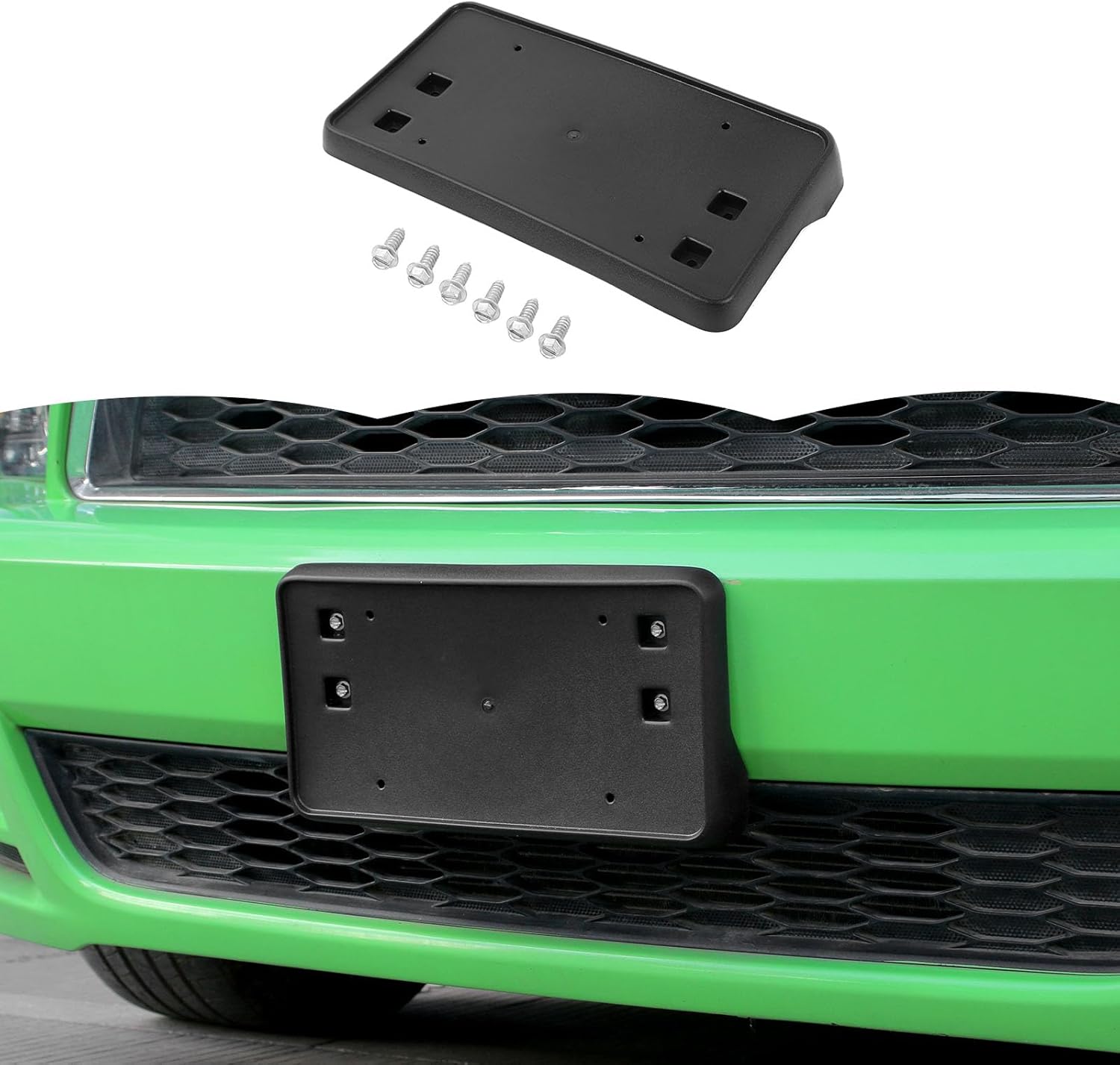 RT-TCZ License Plate Holder Front License Plate Frame Mount Bracket Accessories for Ford Mustang 2010-2014