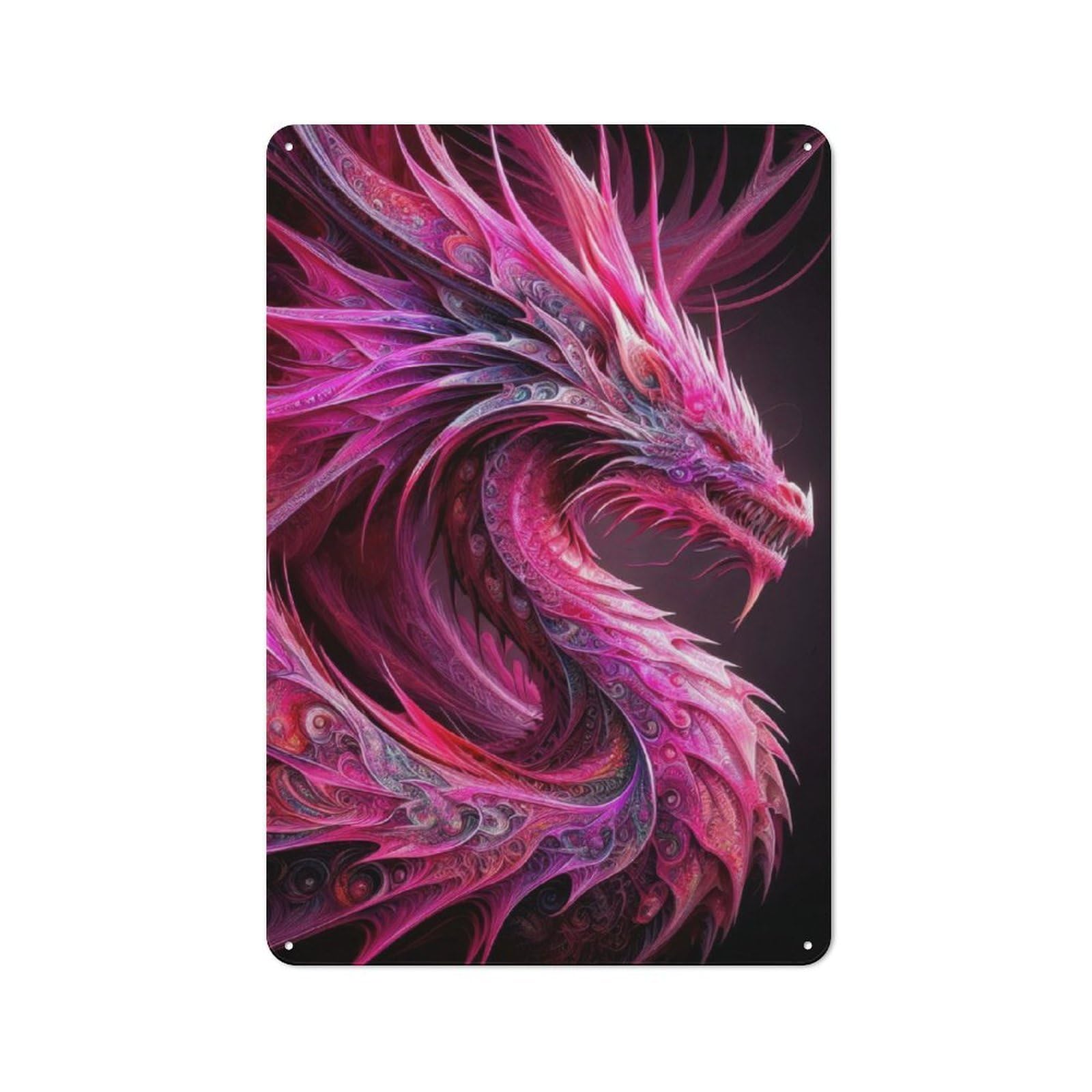Junmoney Whispers Of The Cosmos Metal Plaque 30X20cm With For Workshop Wall, Retro Decor, For Garage, Workshop And Man Cave Decoration