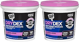 1 qt DAP 12330 DryDex Interior/Exterior Spackling- Pack of 2