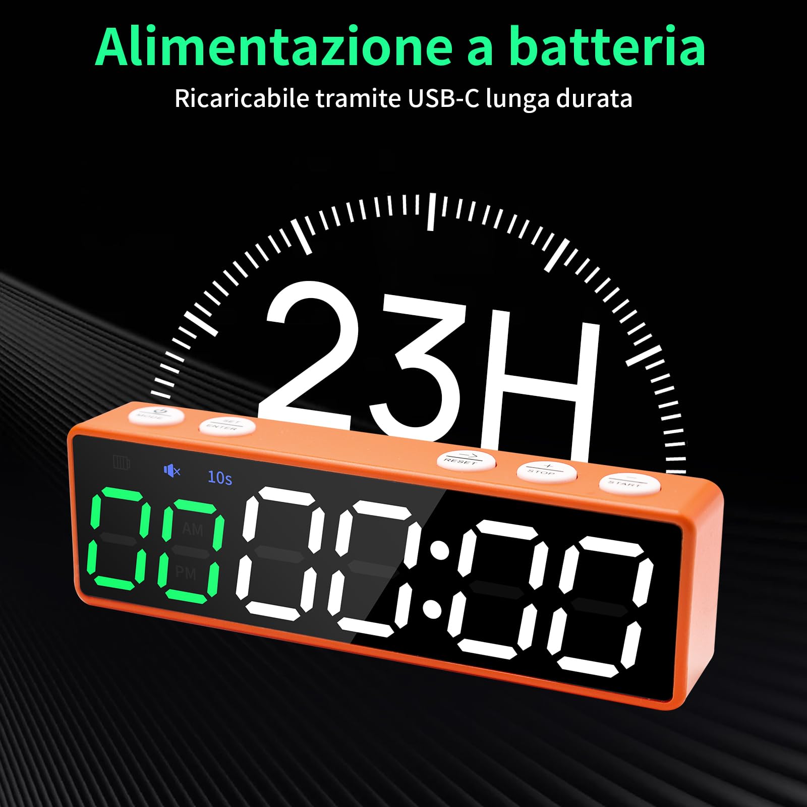 LUCKY TIME Interval Timer, Timer da palestra, orologio da palestra