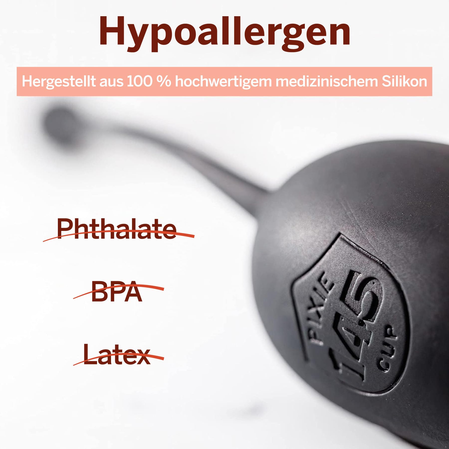 Pixie Beckenboden-Trainingsset – 6er-Set Gewichte zur Stärkung der Beckenbodenmuskulatur für die Intimhygiene – Inklusive leicht verständlichem E-Book mit Übungen für Anfängerinnen & Fortgeschrittene