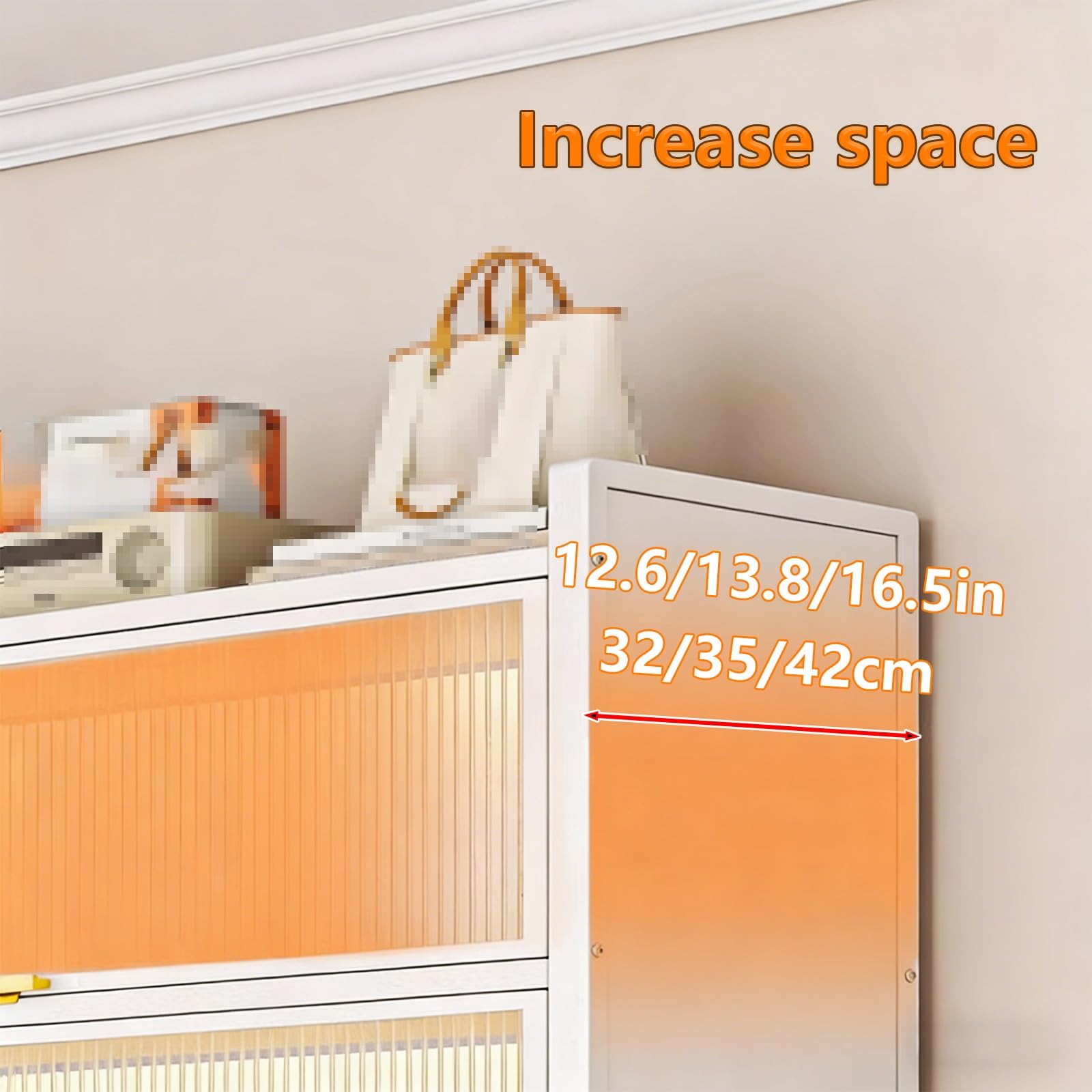 Mobile Cucina Salvaspazio Mobile Dispensa Materiale in Acciaio Laminato a Freddo Pannello Forato Capacità di Carico 40 Kg Per Singolo Strato Adatto a Cucine, Soggiorni e Ingressi(35 * 42 * 80cm)