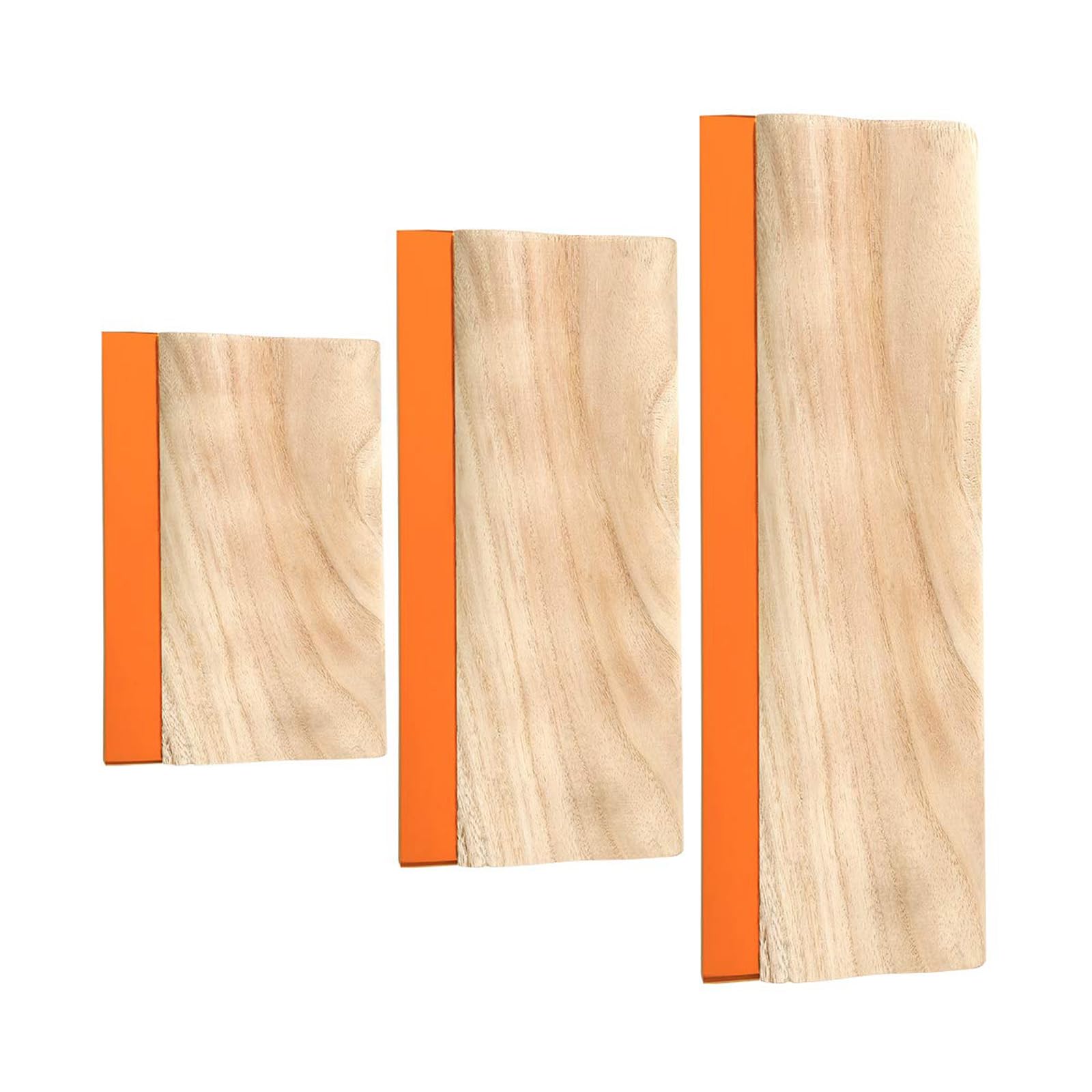 3Pcs Screen Printing Squeegee Wood Handle Screen Printing Tools 75 Durometer Wooden Inks Scraper for Tools