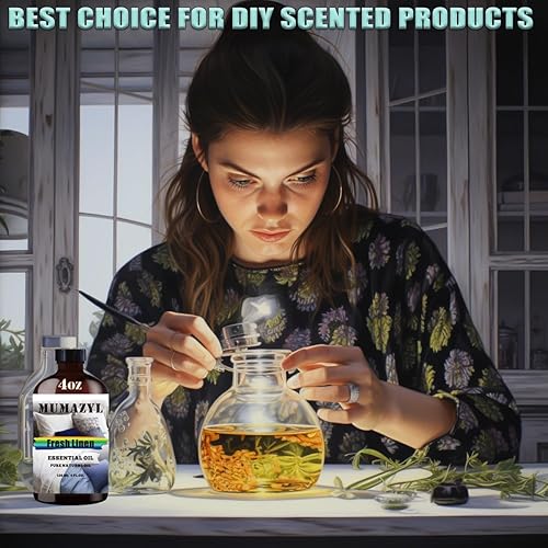 Miniatura 77 de Aceite esencial de sándalo, aceite de sándalo, 4 onzas líquidas, 4.1 fl oz para difusor, humidificador, limpieza de yoga, bricolaje, velas