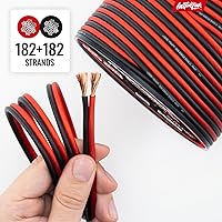 Vista 8 de Install Link Cable de altavoz de calibre 12 AWG (100 pies) para estéreo, coche o cine en casa, CCA