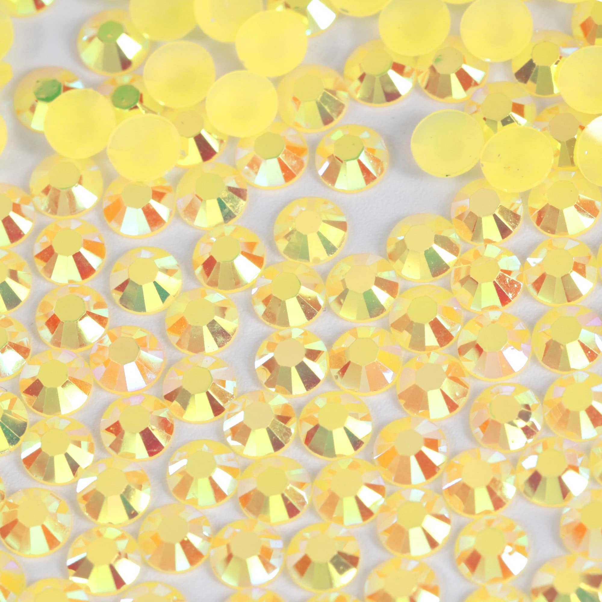 250pcs 6mm Flat Back Non-Stick Rhinestone Crystal Diamantes Nail Art & Craft Scrapbooking Embellishments 90 Available Colours (6mm, AB Clear #A13) — view 17