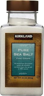 Kirkland Signature Pure Sea Salt, 30 Ounce (Pack Of 3)
