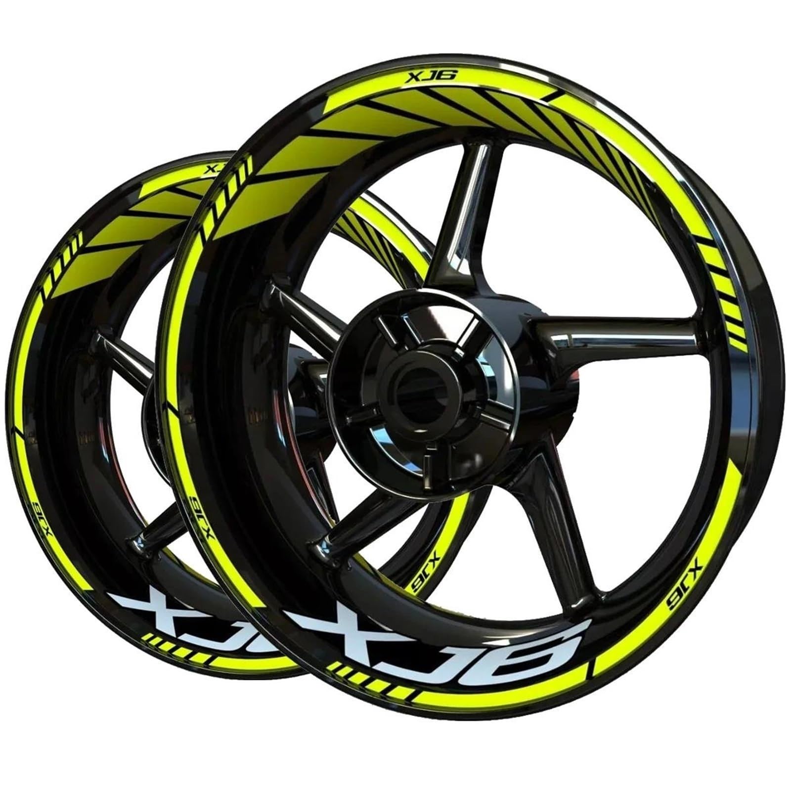 Wheel Stickers Motorcycle Wheel Stickers for XJ6 XJ 6 Rim Sticker Hub Decals Night Reflective Decorative Rim Reflective Decal