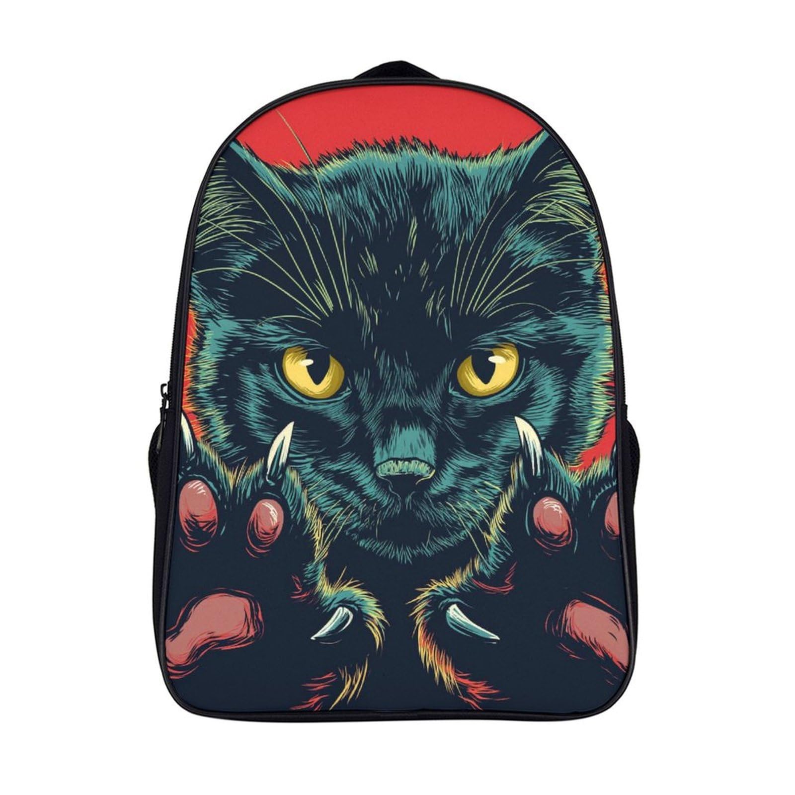 Mochila escolar de cat impermeable con colgantes kawaii para niñas 7