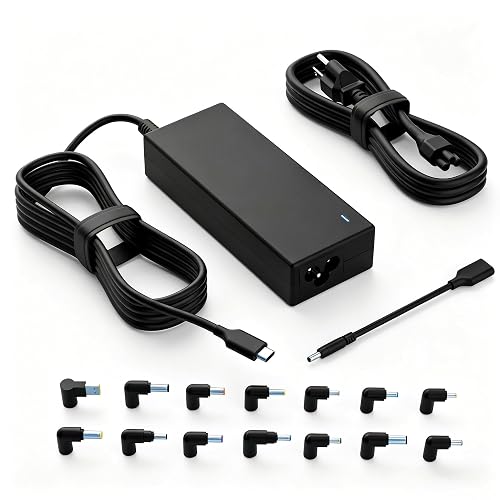 100W USB-C Universal Laptop Charger with 15 Tips