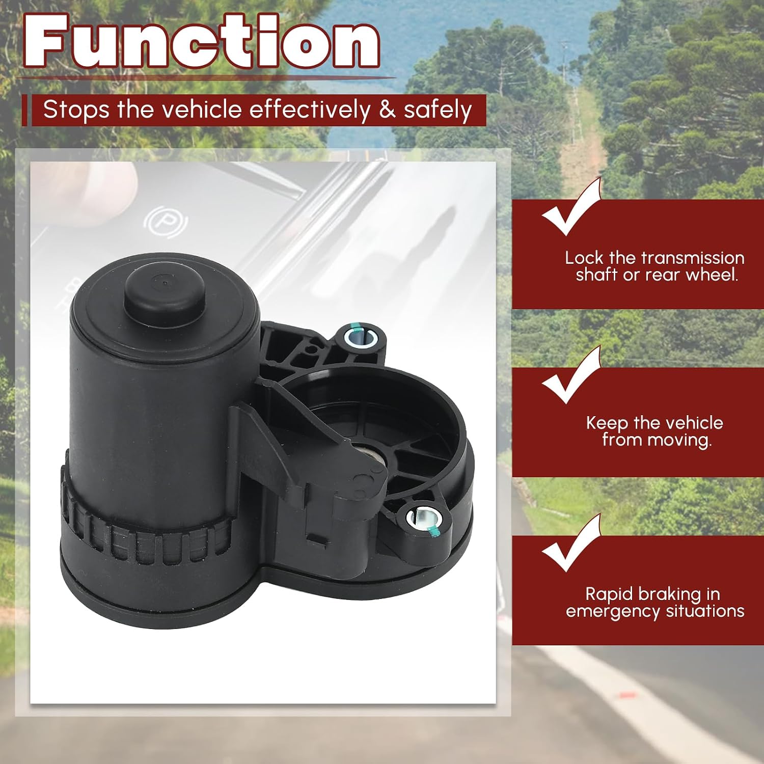 PTNHZ Rear Left Parking Handbrake Actuator Compatible With 2016-2021 Honda Civic 43021-TEA-T02 43021TEAT02