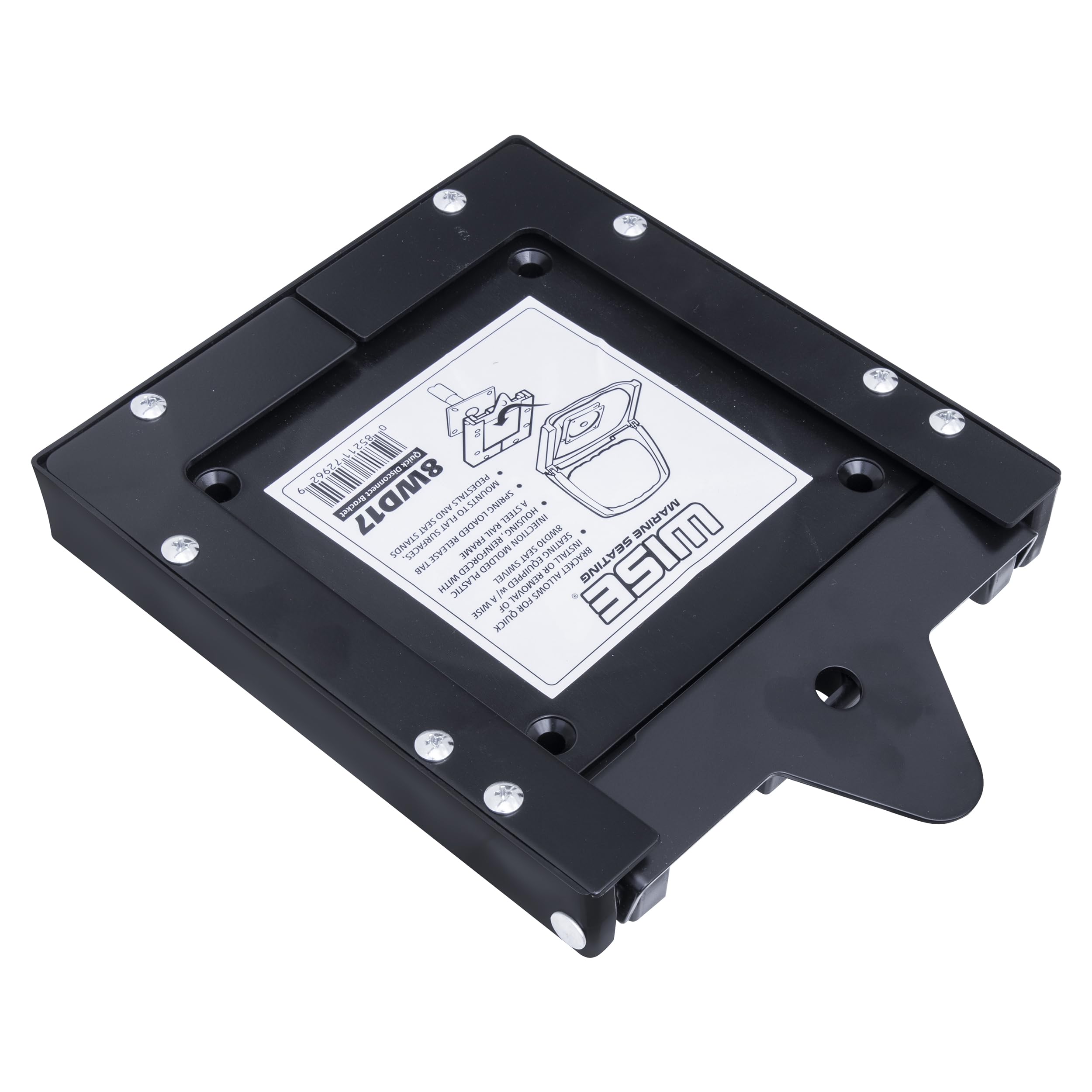 Wise 8WD17 Quick Disconnect Seat Bracket for Standard 6-1/4" Seat Swivel