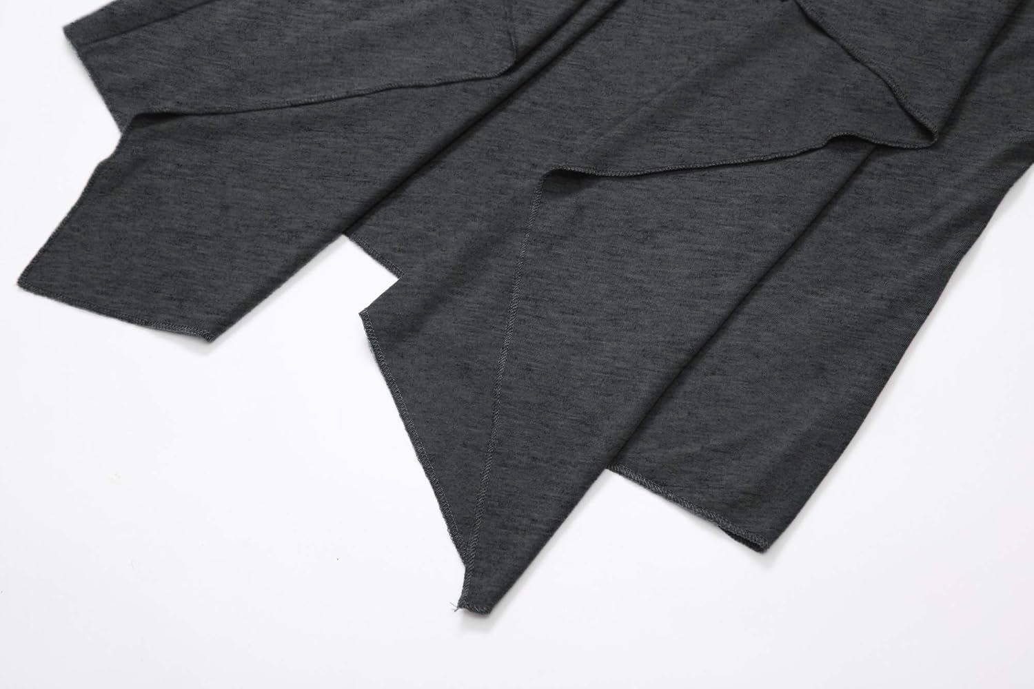 Women's Short Sleeve Draped Open Front Cardigan Lightweight Summer Vest for Women - Image 5