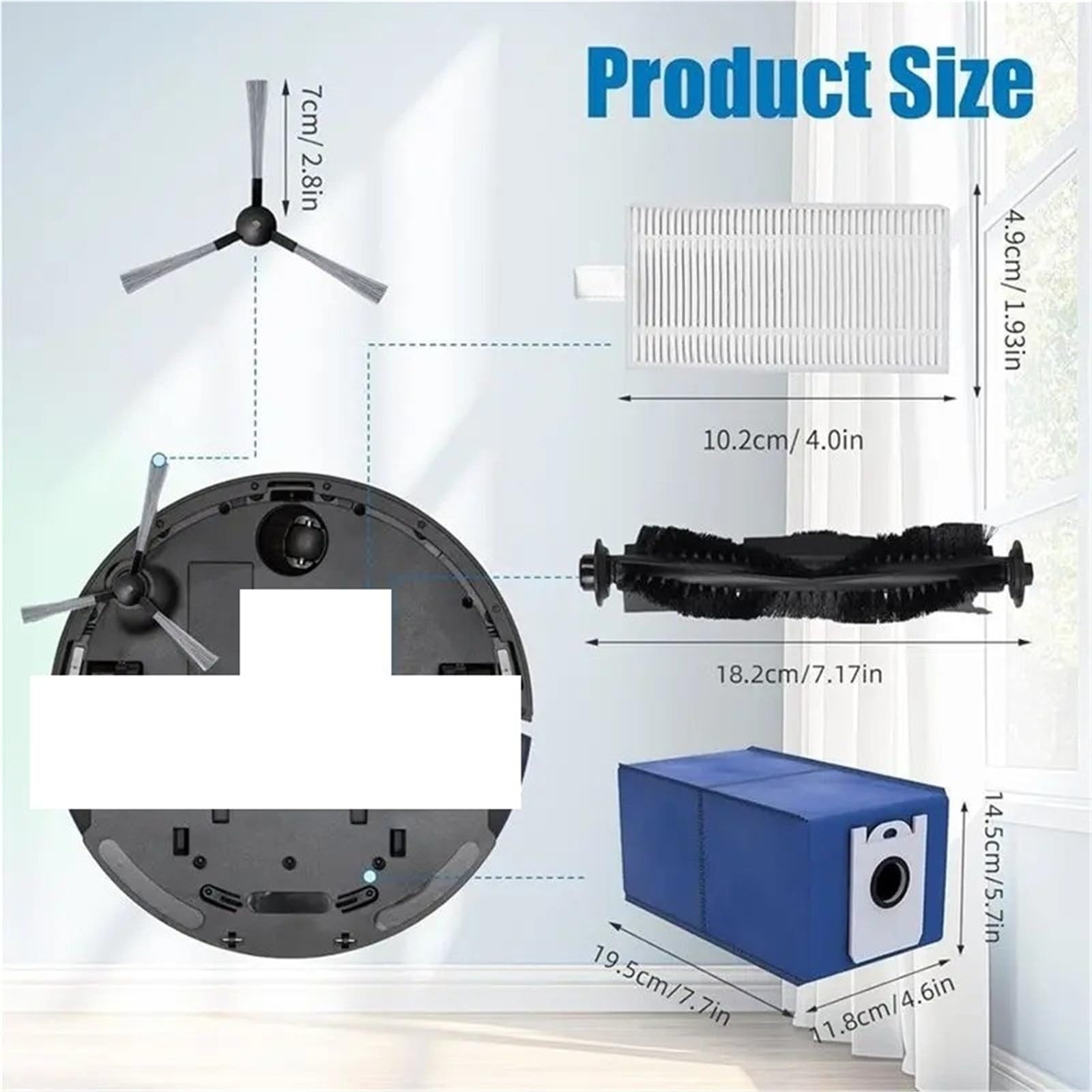 Compatibile Con Bobsweep, Dustin/Per Orb-I 24 Pezzi