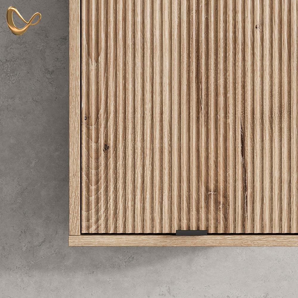 Livinity Armario de baño ATERNO, Roble Vikingo, 40 x 65 cm | con 2 estantes