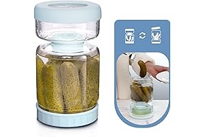 Luvan Advanced Glass Pickle Jar