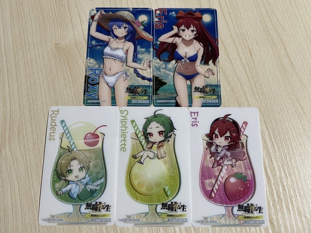 Amazon.co.jp: 無職転生II マルイ 水着 クリアカード 5枚セット 特典