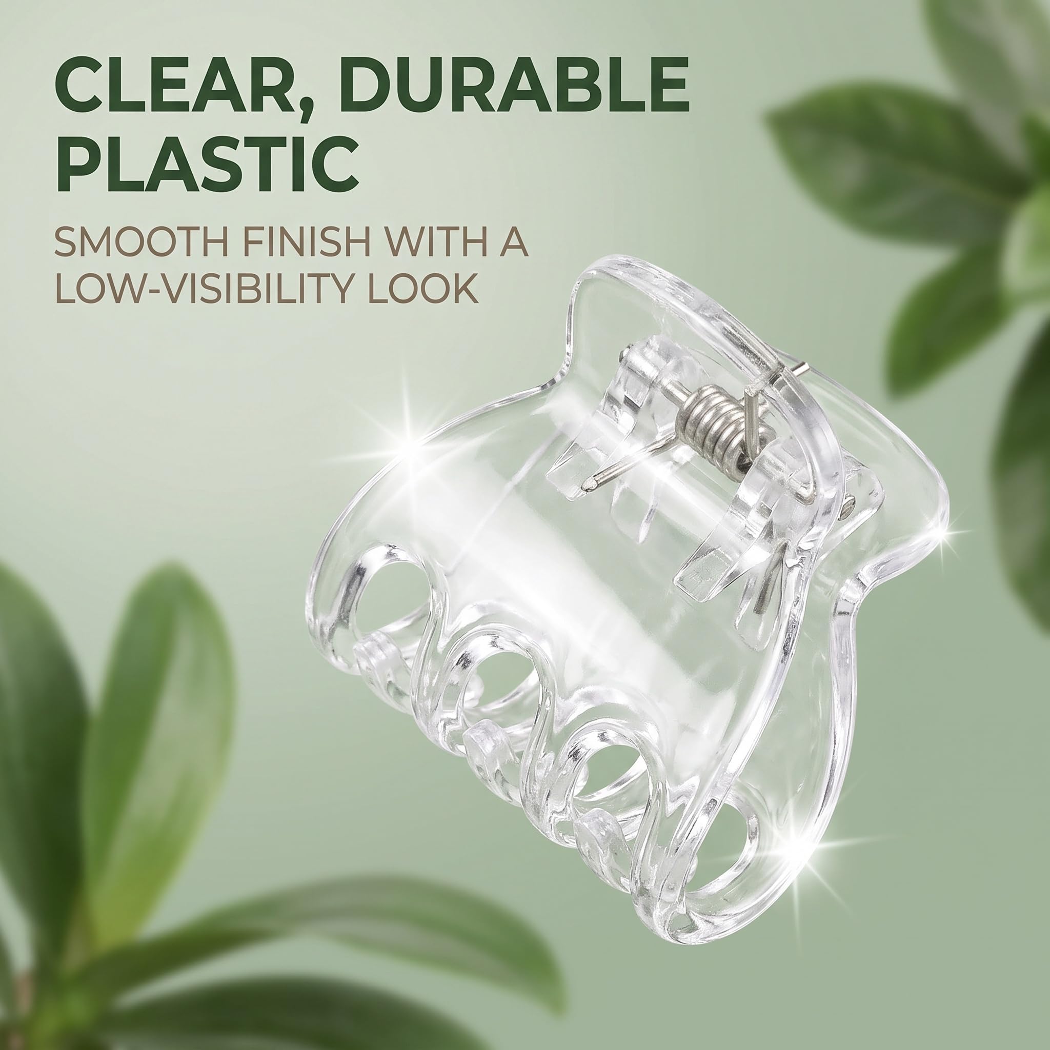 50 clip trasparenti per piante e orchidee, supporto per fiori per piante rampicanti per piante rampicanti per sostenere steli, orchidee, viti, steli, piante rampicanti, crescono in posizione verticale