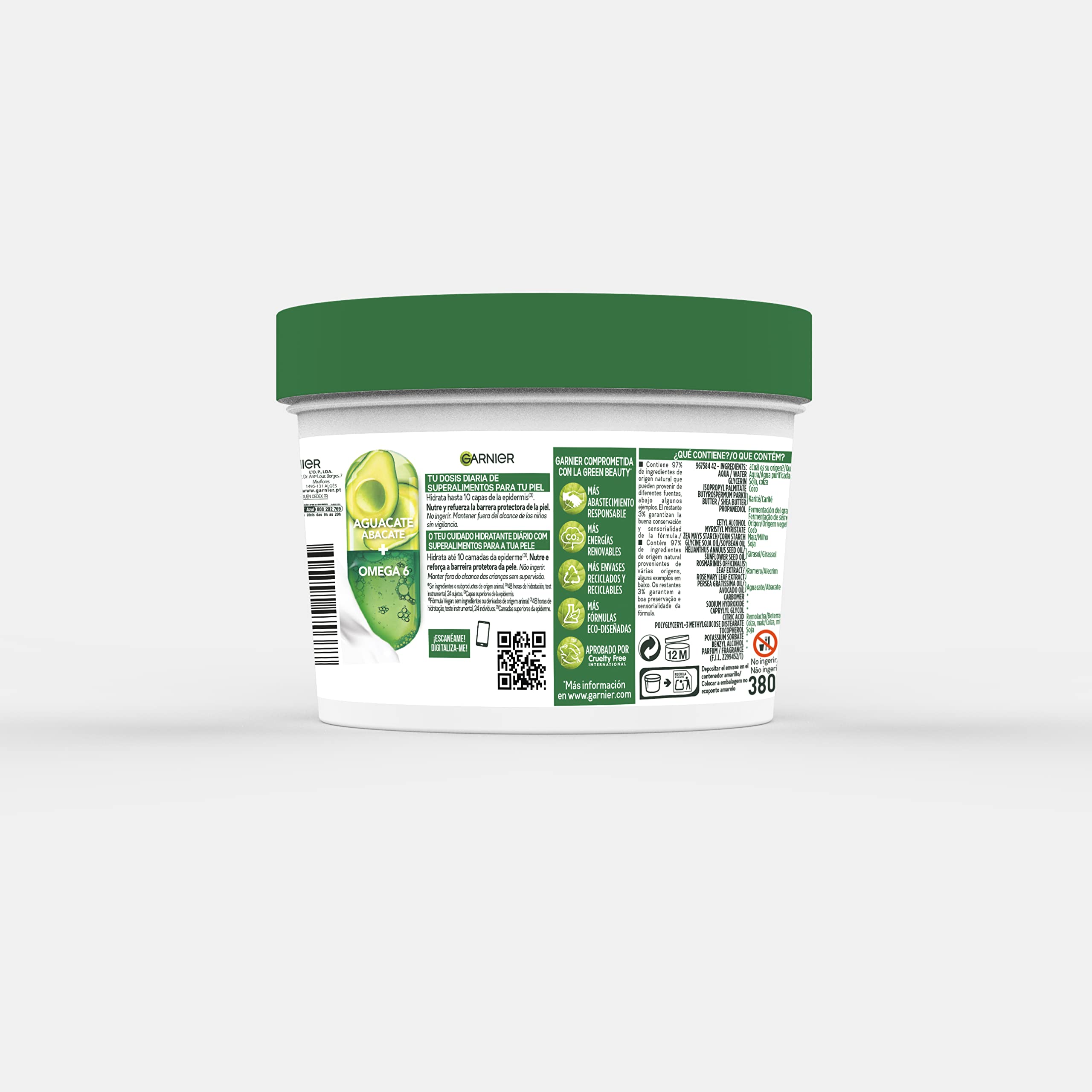 GARNIER Body Food Awokado, 380 ml