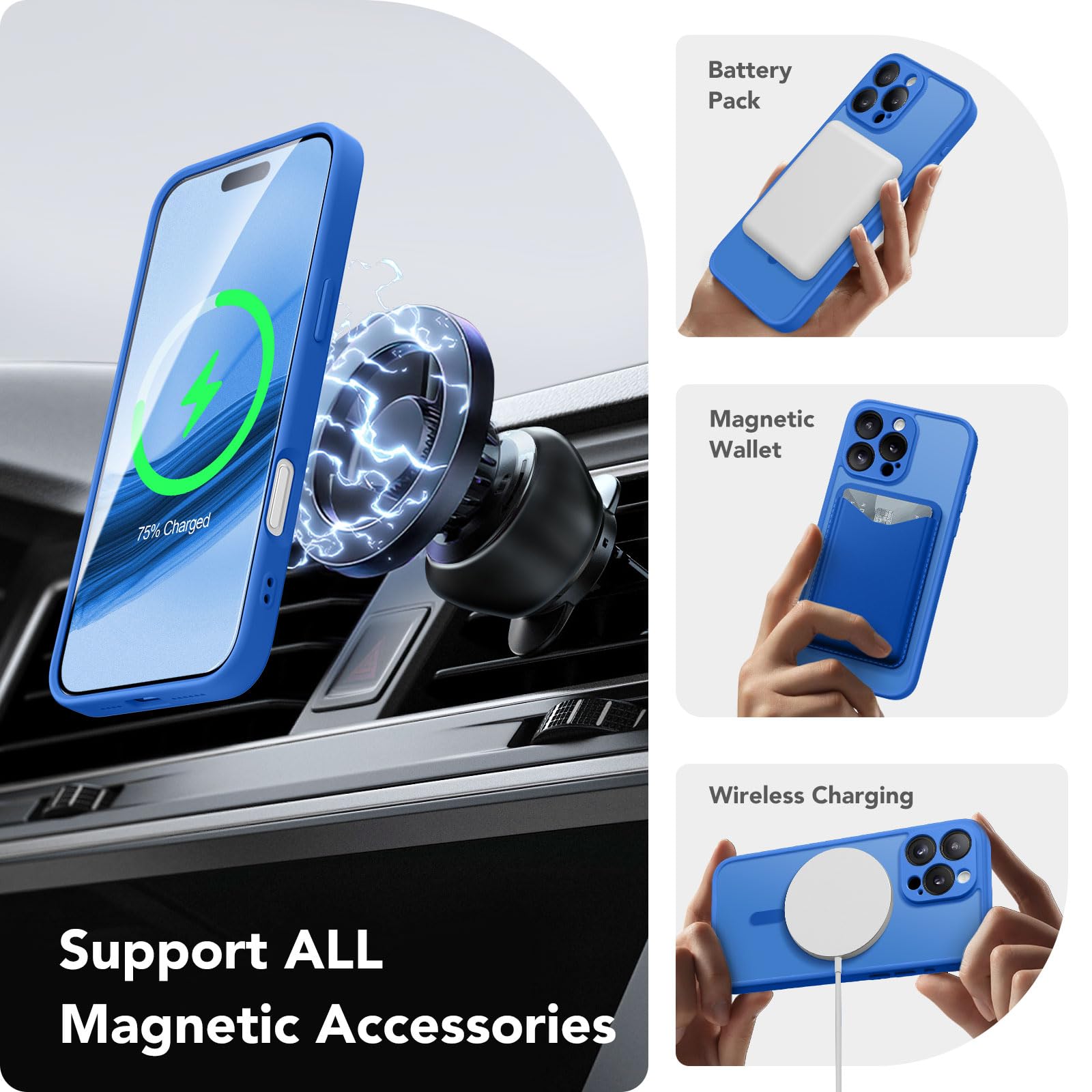CAPRARO Magnetic Compatible with iPhone 16 Pro Max Case - Image 3