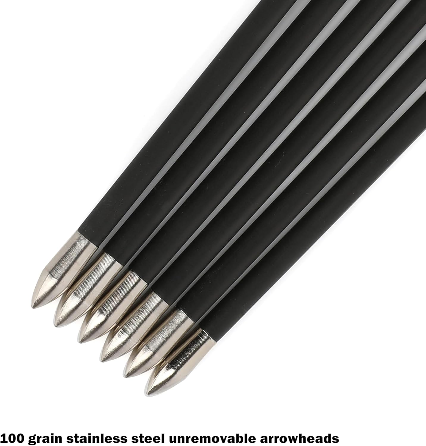 ZSHJGJR 32" Archery Carbon Arrows ID 4.2mm Targeting Practice Arrows Spine 400 500 600 700 800 900 1000 for Archery Competition Target Shooting Hunting 6/12Pack