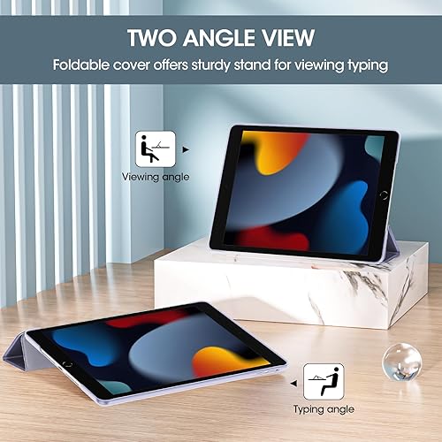 Miniatura 4 de ProCase Funda para iPad de 987 generación de 10.2 pulgadas (versión 202120202019), funda 10.2 iPad de 987 generación, funda inteligente delgada con