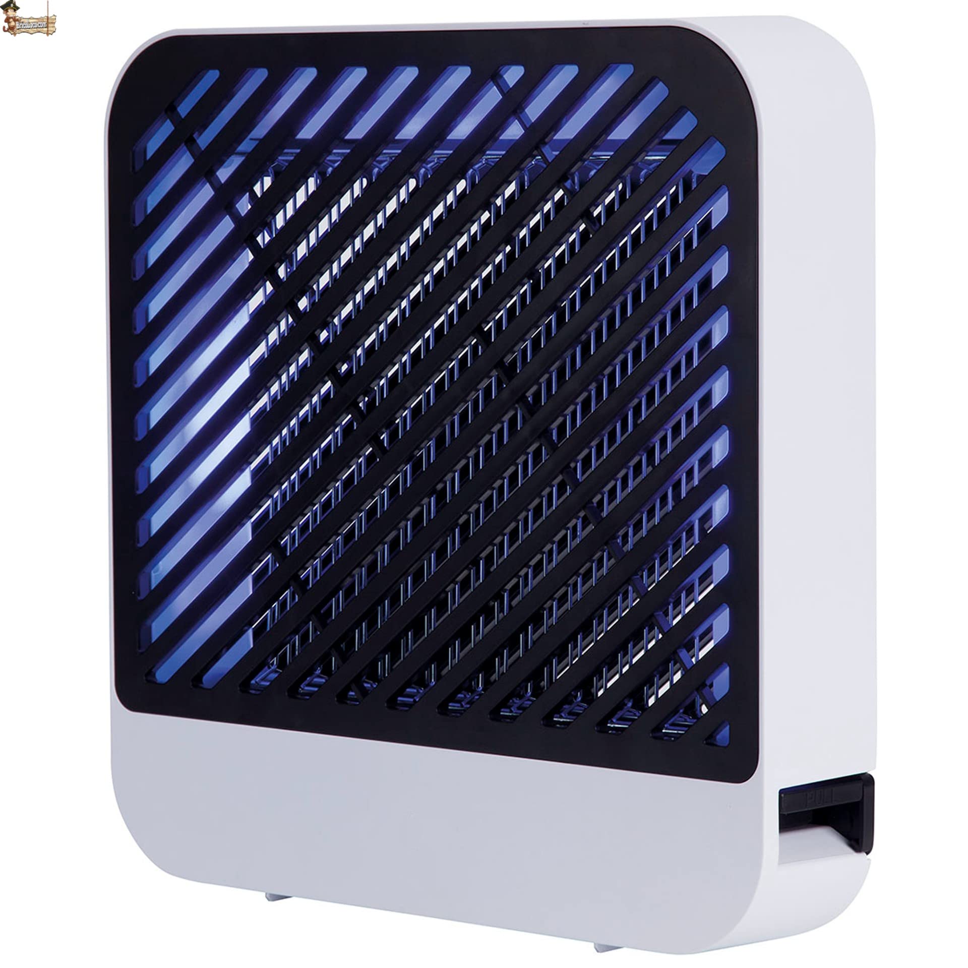 BricoLoco.com Uccide zanzare elettriche, lampada ultravioletta cattura zanzare professionale 30 cm Uso interno commerciale, locale o casa serbatoio insetti estraibile, appendere, scrivania, parete (2)