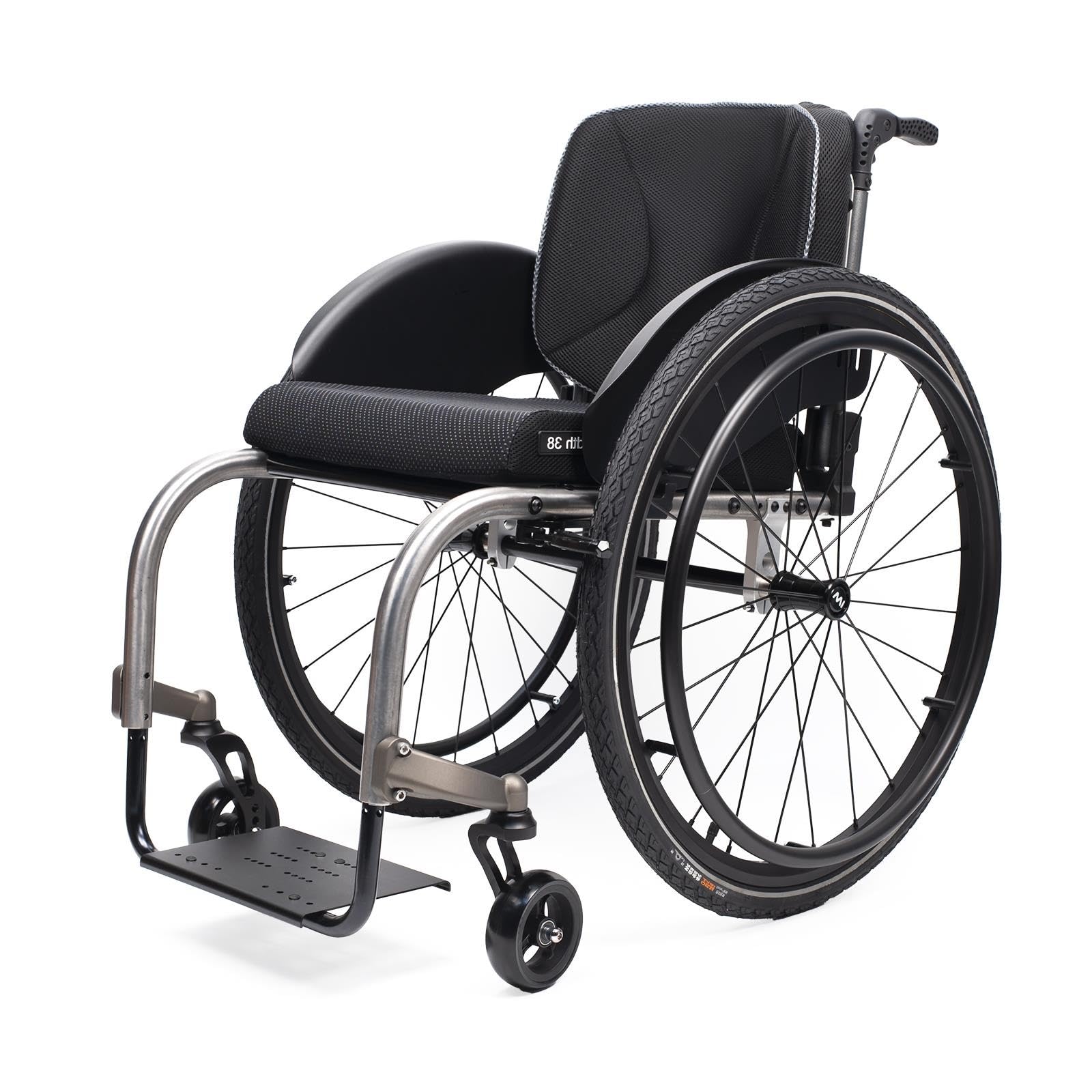 Sedia a rotelle sportiva ultraleggera, Autospinta, seduta Stretta