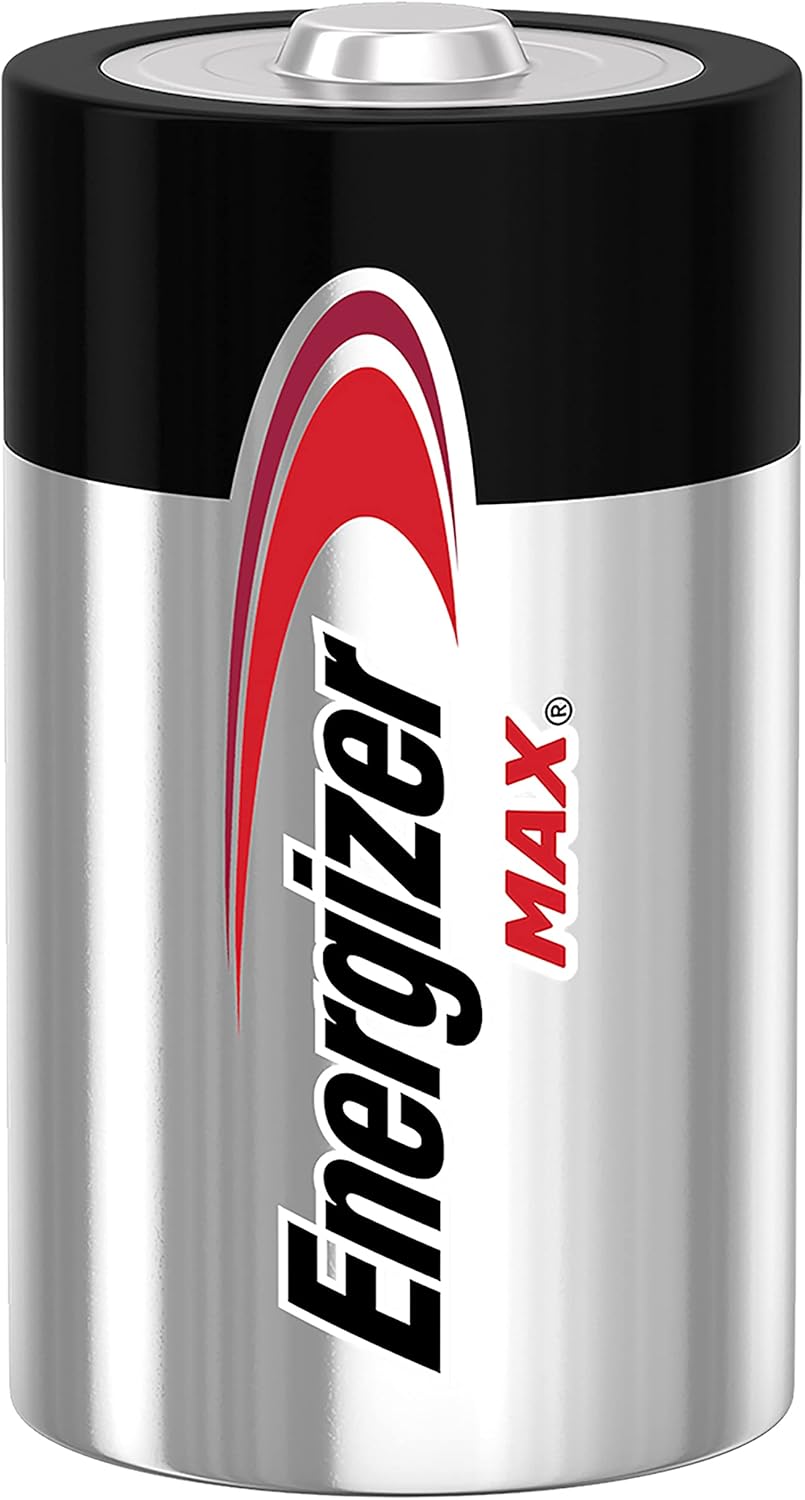 Energizer Max D Batteries, Premium Alkaline D Cell Batteries (8 Battery Count) (Pack of 2)
