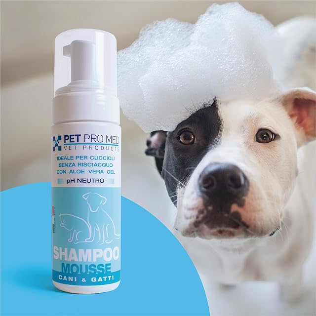 Foto 4 de 4 de VIROSAC Champú Mousse - Ideal para el Pelaje de Perros y Gatos, Especialmente para Cachorros