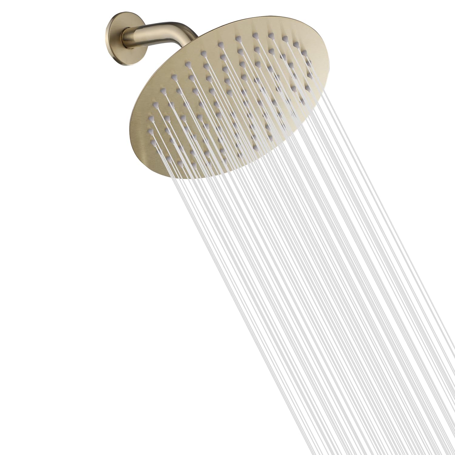 Pomme de douche ronde 15,2 cm Rainall haute pression en acier inoxydable