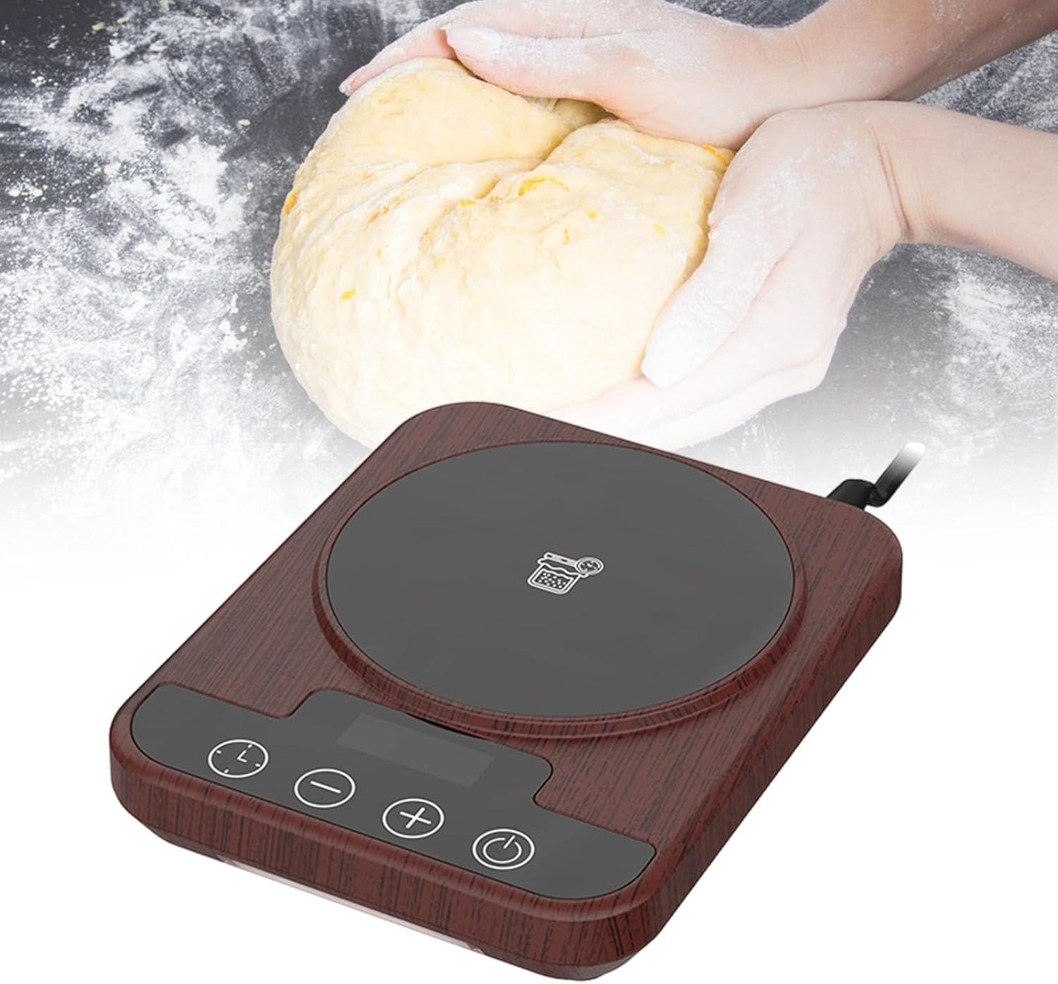 Starter Warmer Mat for Bread Making Featuring Accurate Temperature Control Fermentation Heating Pad and Proofing Base Suitable, Coffee