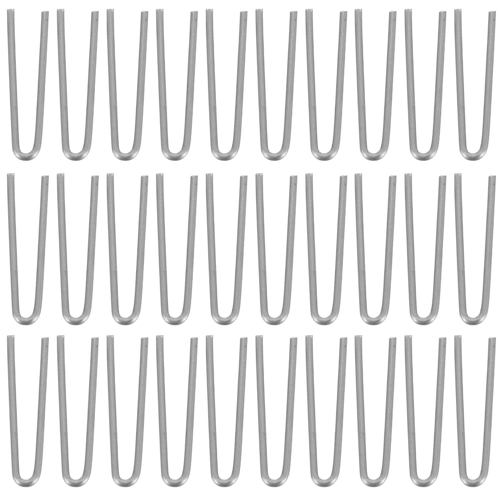 Wolfram Haken Töpfern 100 Stück | Hitzebeständiger Draht zum Töpfern | U-Form Brennnadeln für Keramik Schmuck & Brennofen Zubehör - 10mm