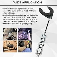 Vista 2 de Herramienta de extracción de eje CV interno de 63mm con tuerca, accesorio de polea de eje de transmisión delantera, se ajusta a martillos