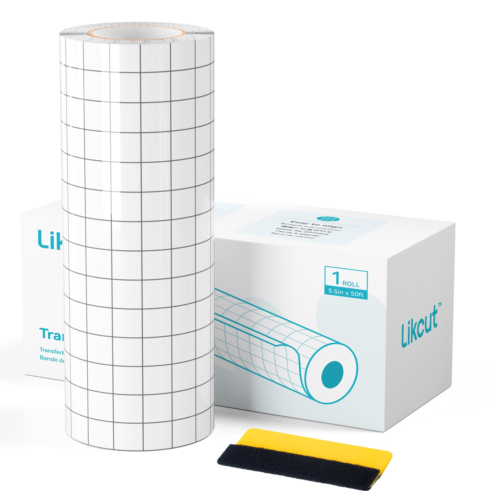 Likcut S501 Mini Schneideplotter, All in One Starterset inkl. 15,24 m Transferfolie, Stift, Schneidematte, Vinylfolien und Entgitterhaken, Blau