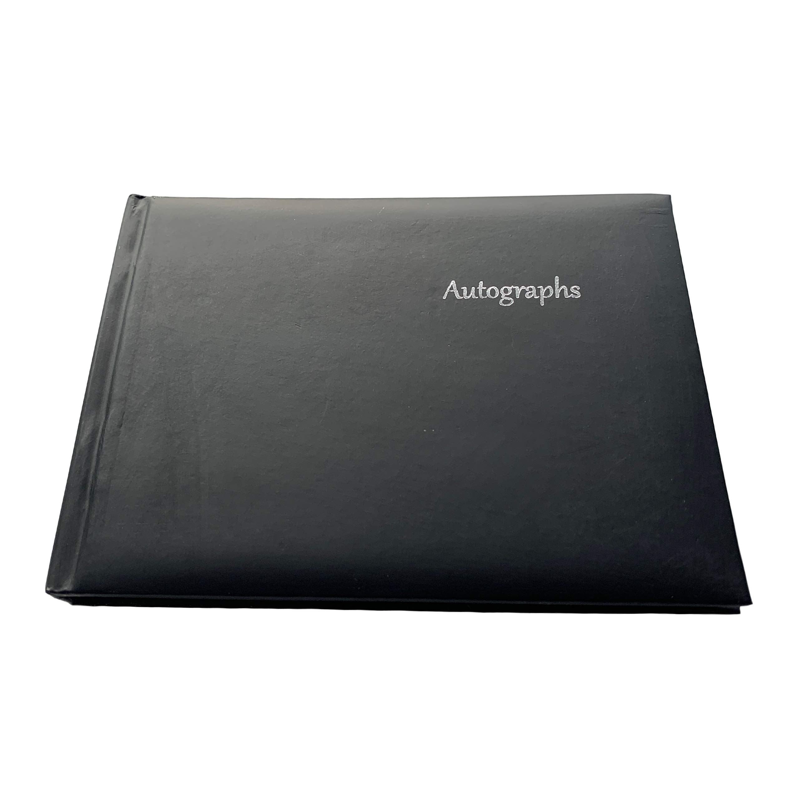 Janrax 12 x Black Autograph Books Signature End of Term School Leavers