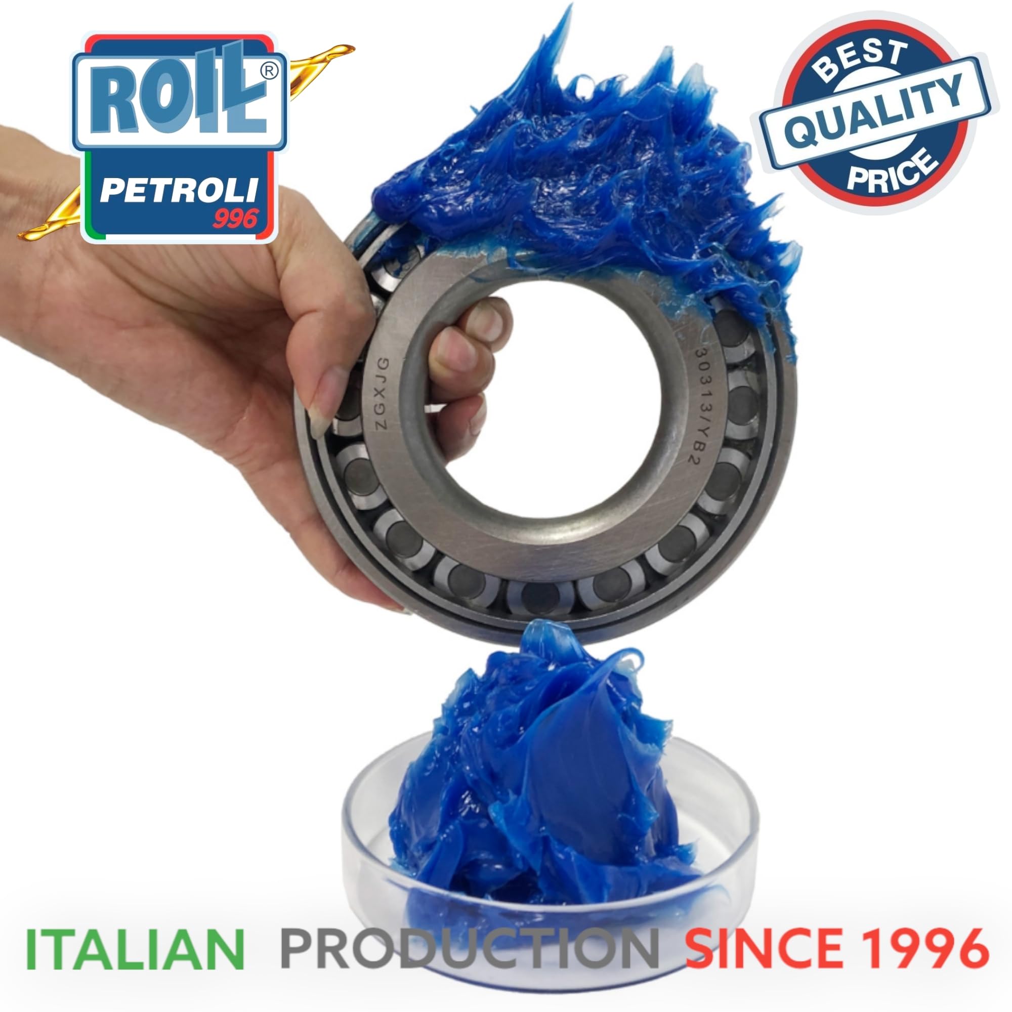 1X0.850 gr. di ►Roil BLU SINT COMPLEX◄ Grasso Multiuso per USI Generali e Specifici - Milleusi per Bici, Auto, Moto, Nautica, Agricoltura e Industria