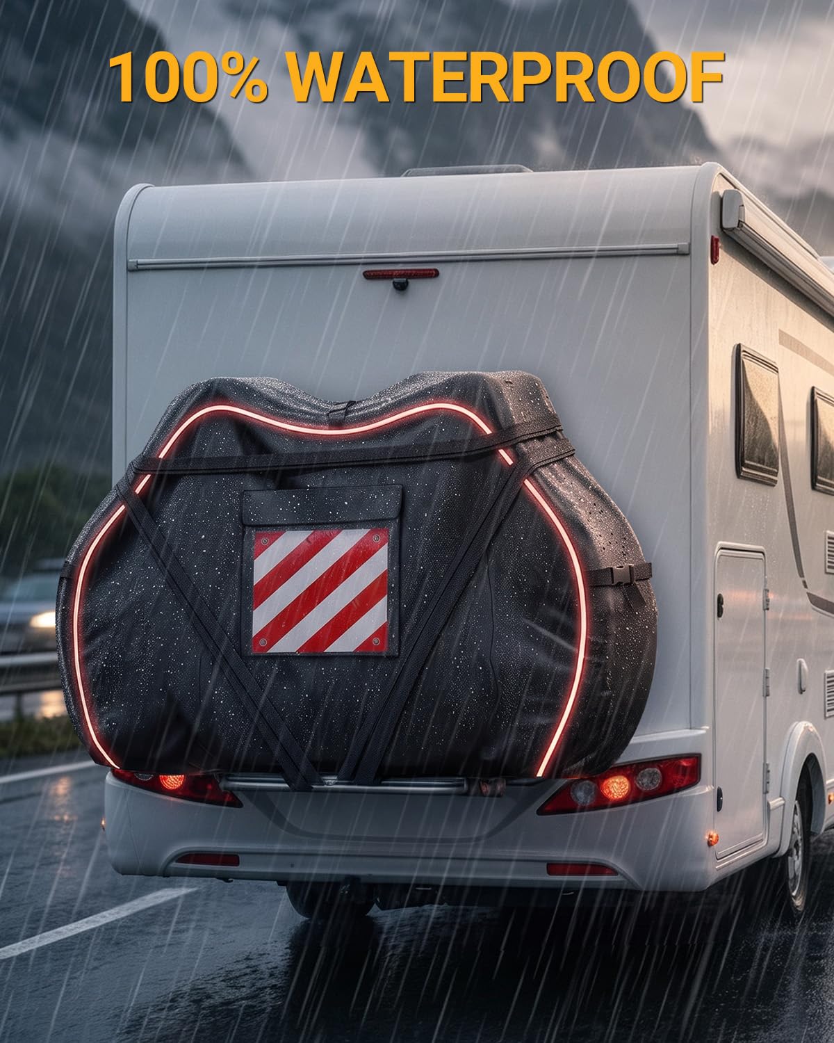 600D Serie Funda para 3 bicicletas Autocaravanas