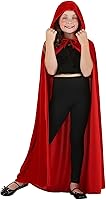 Vista 2 de Capa de terciopelo rojo para niños Capas de disfraz