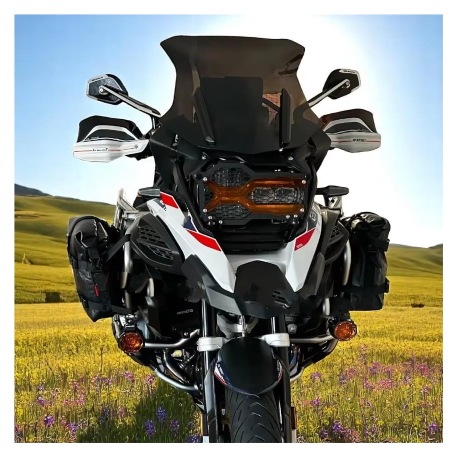 Per Moto Per F750GS Per F850GS 2018-2022 Per F650GS Per F800GS Per F700GS Barre Di Protezione Paraurti Strumento Riparazione Borsa Laterale Moto Borsa Laterale(Nero,2pcs)