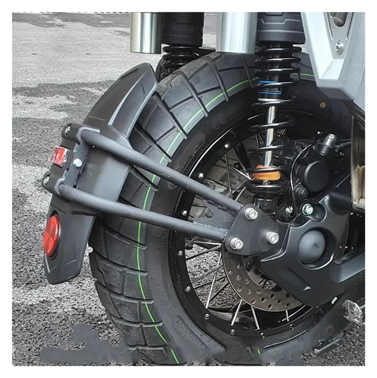 Moto Parafango Per Zontes 368G 368 G Parafango Posteriore Per Motocicletta Paraspruzzi Ruota Posteriore Accessori(A)