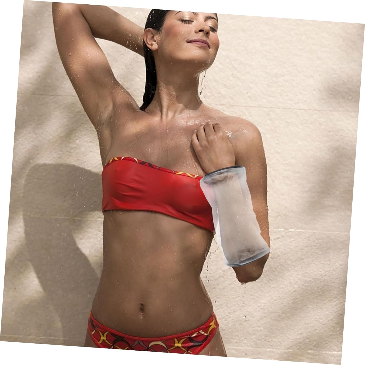 VICASKY Household Arm Protector Arm Sleeve Cover Shower Sleeves Adult Waterproof Arm Wear Resistant Arm