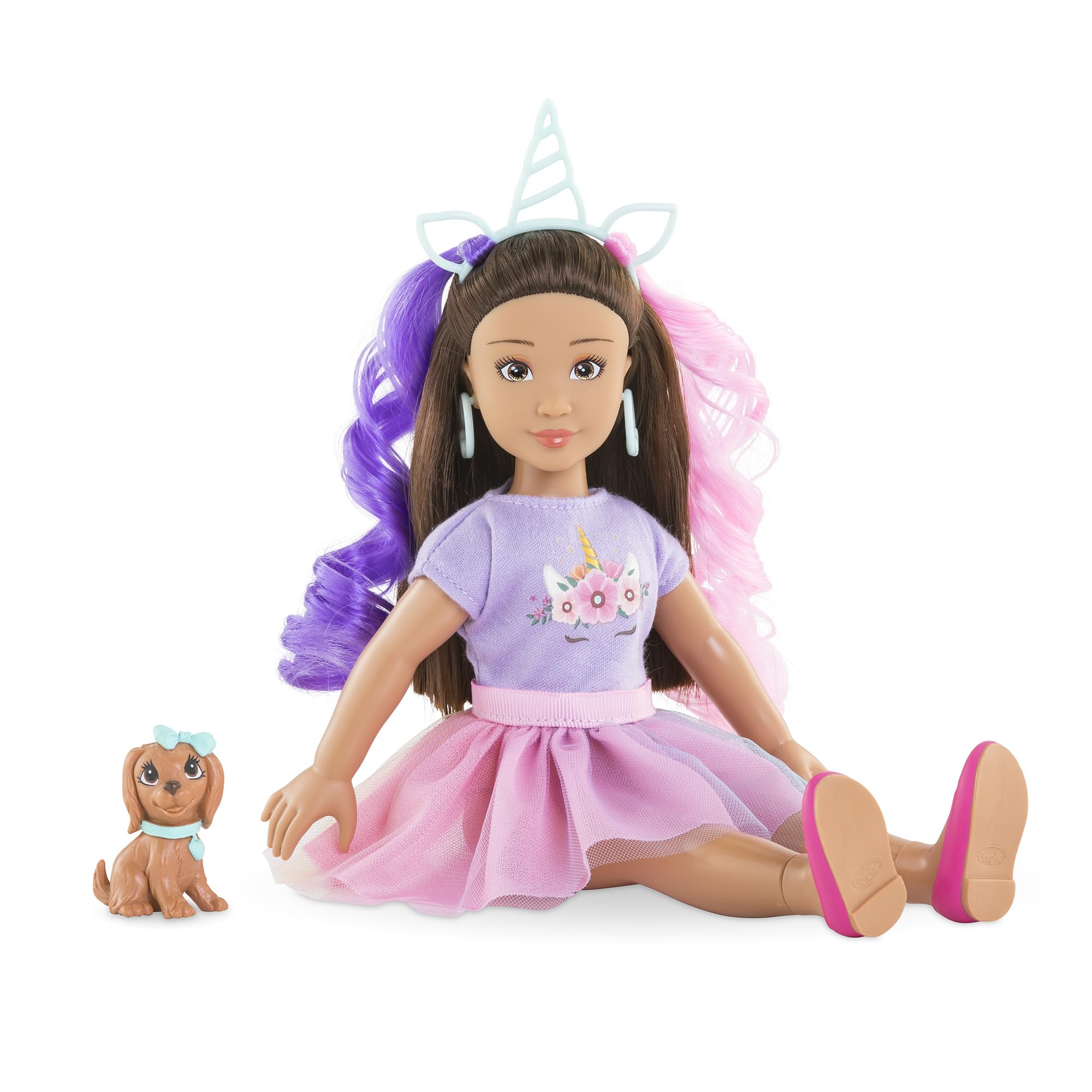 Bambola Corolle Melody New York Fashion, 28 Cm, Con Vestiti E Accessori Alla Moda, Profumo Di Vaniglia, Dai 4 Anni - 3