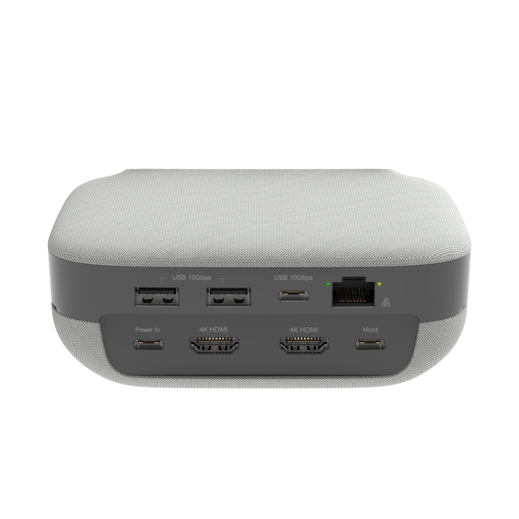 J5create Jcds337-N Replicatore Di Porte E Docking Station Per Laptop Cablato Usb 3.2 Gen 2 [3.1 Gen 2] TypE-C Grigio, Bianco (usB-C Dual 4k Speakerph