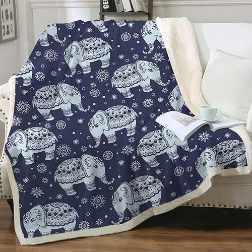 Miniatura 8 de Sleepwish Manta reversible de vellón sherpa de tortuga marina 3D, manta mullida de felpa azul náutica para amantes de los animales de playa, regalo