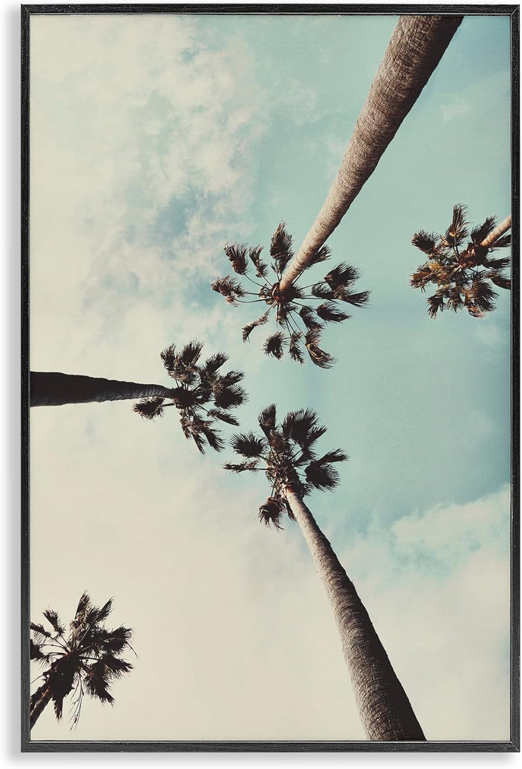 Stupell Industries Centric Tropical Palms Framed Giclee Art Design by Wil Stewart