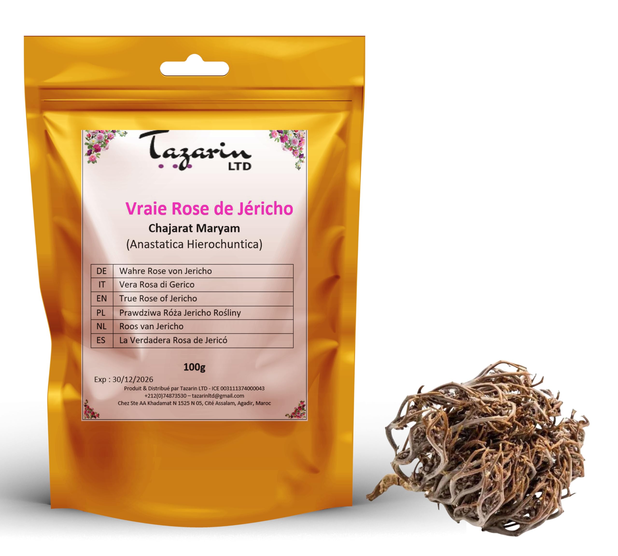 Rosa Di Gerico Chajarat Mariam X8 – Pianta Vera Per Fertilità E Benessere, Fiore Del Deserto