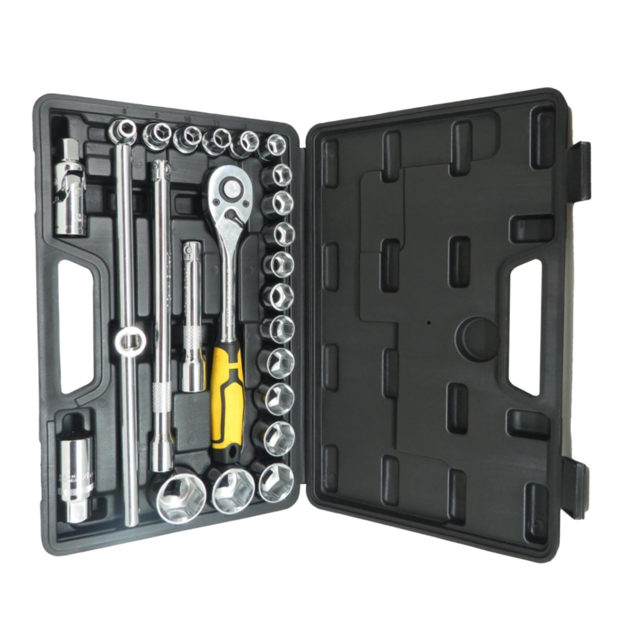 STANLEY 24-Piece Hex Socket Set - 1/2" Drive -9 STANLEY 24-Piece Hex Socket Set - 1/2" Drive -9