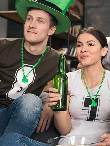 Miniatura 7 de Collar del día de San Patricio verde collar de trébol verde collares para el día de San Patricio