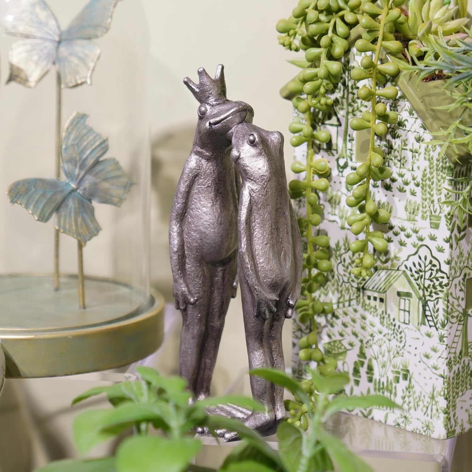 Garden Sculptures Statues Frog Statue Couple